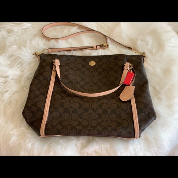 Coach Leather Tote Bag - Picture 1 of 8